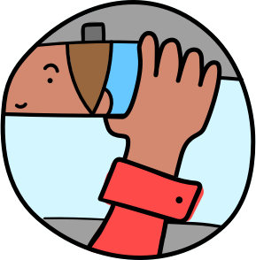 illustration of a rearview mirror