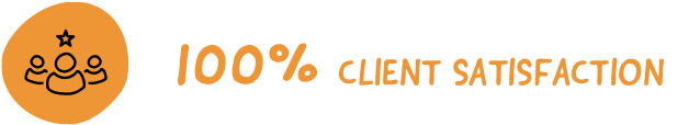 100% client satisfaction