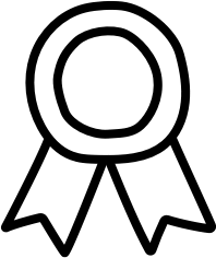 icon of award ribbon