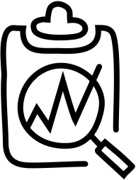 icon analytics clipboard