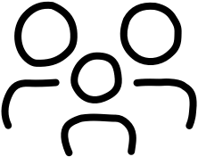 icon of family group
