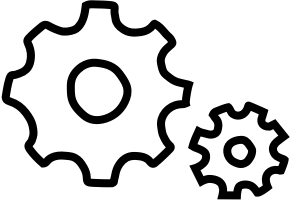 icon of 2 gears