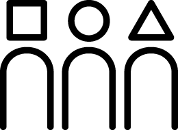 icon people with different shaped heads