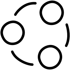 icon of circles with lines connecting them